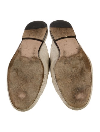 Gucci GG Logo Leather Mules