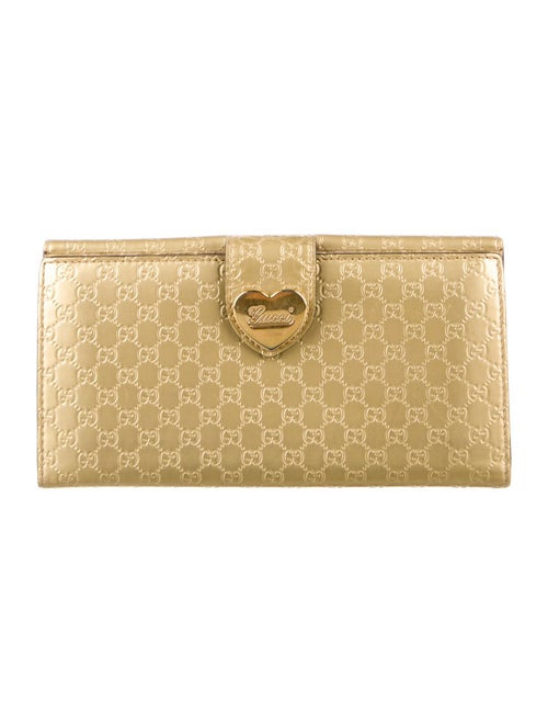 Gucci Microguccissima Pattern Leather French Purse