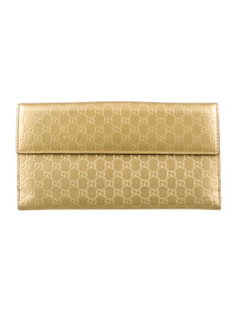 Gucci Microguccissima Pattern Leather French Purse