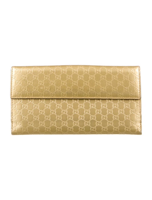 Gucci Microguccissima Pattern Leather French Purse