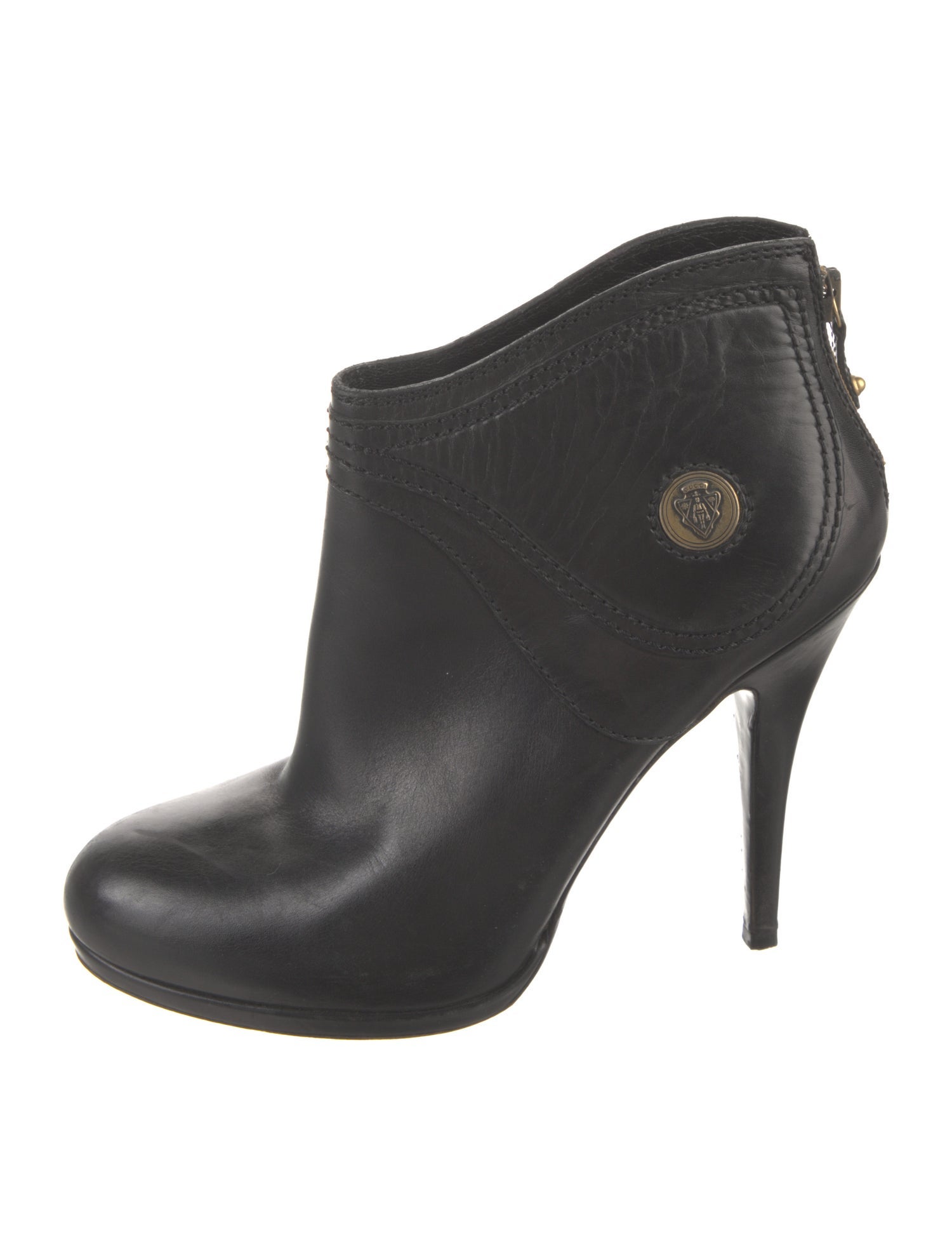 Gucci Hysteria Accent Leather Boots