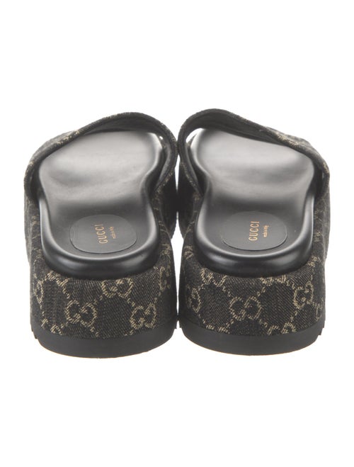 Gucci GG Denim Denim Slides