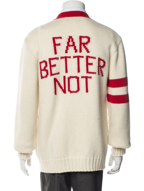 Gucci 'Far Better Not' Wool Cardigan