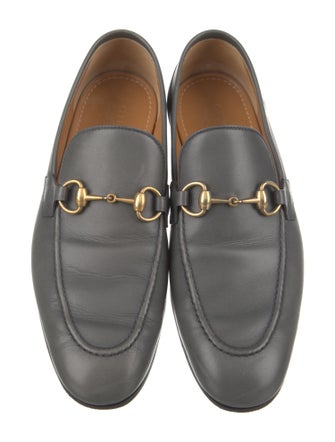 Gucci Horsebit Accent Leather Dress Loafers