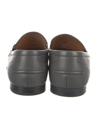 Gucci Horsebit Accent Leather Dress Loafers
