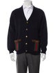 Gucci Web Accent V-Neck Cardigan