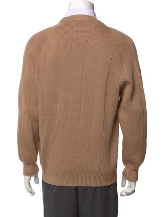 Gucci Web Accent V-Neck Cardigan