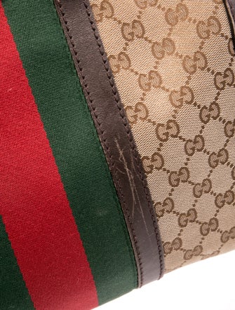 Gucci GG Canvas Web Boston