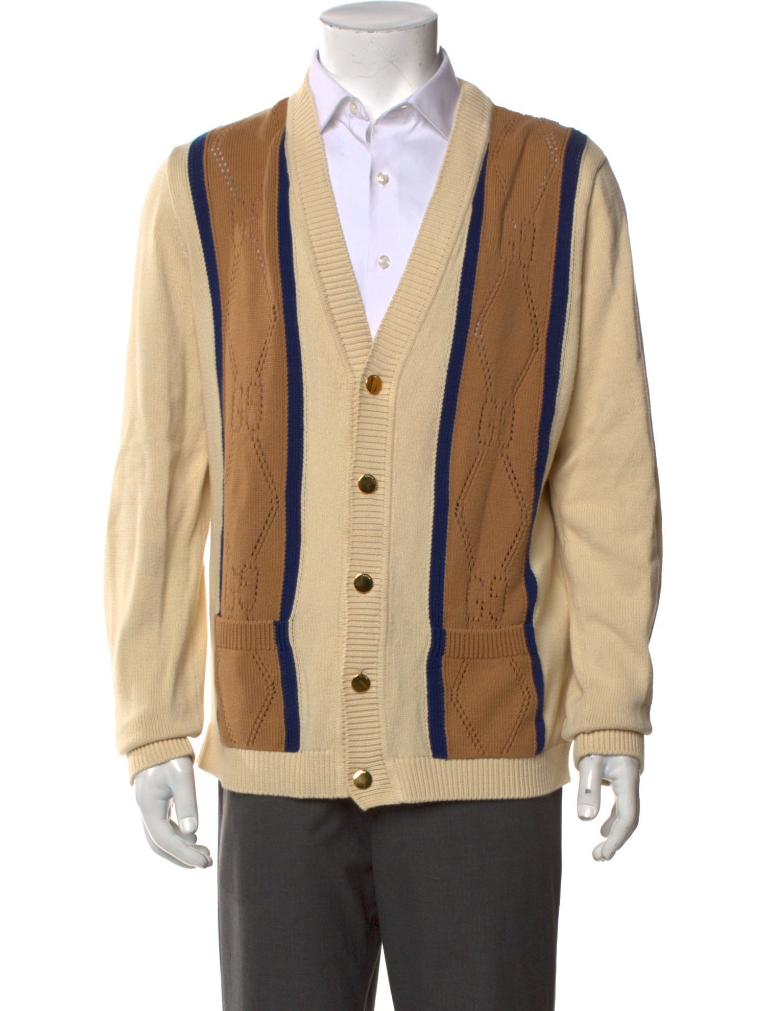 Gucci GG Logo V-Neck Cardigan