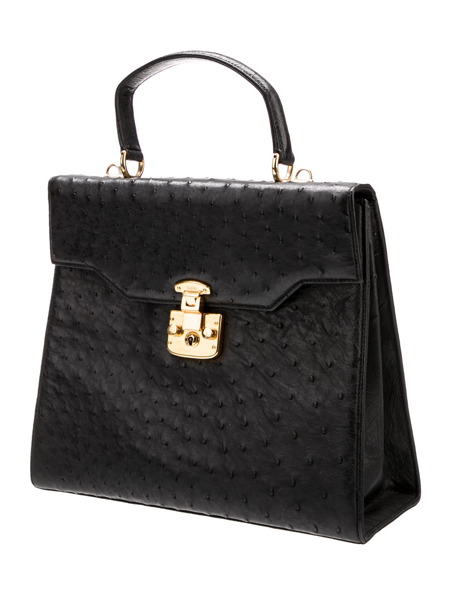 Gucci Ostrich Lady Lock