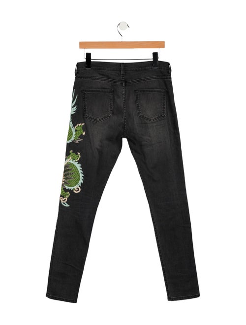 Gucci Mid-Rise Straight Leg Jeans
