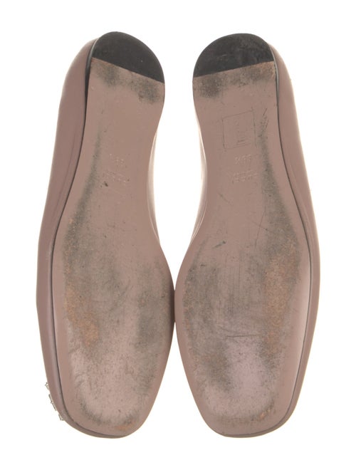 Gucci Interlocking G Logo Leather Flats