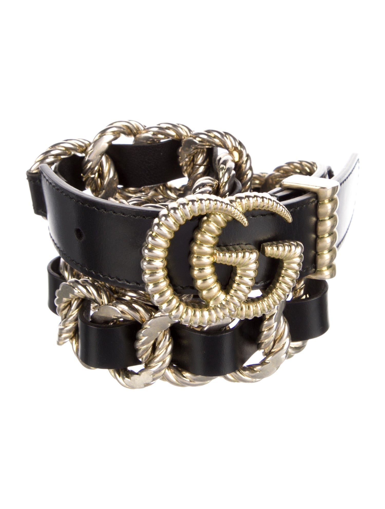 Gucci Interlocking G Logo Skinny Belt