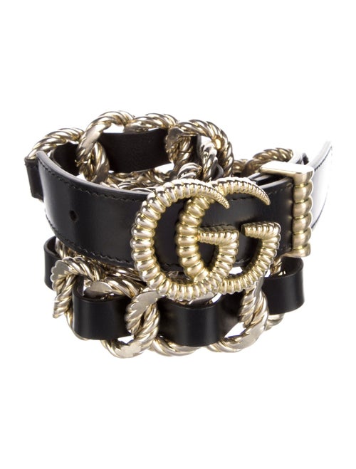 Gucci Interlocking G Logo Skinny Belt