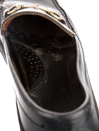 Gucci Horsebit Accent Leather Loafers