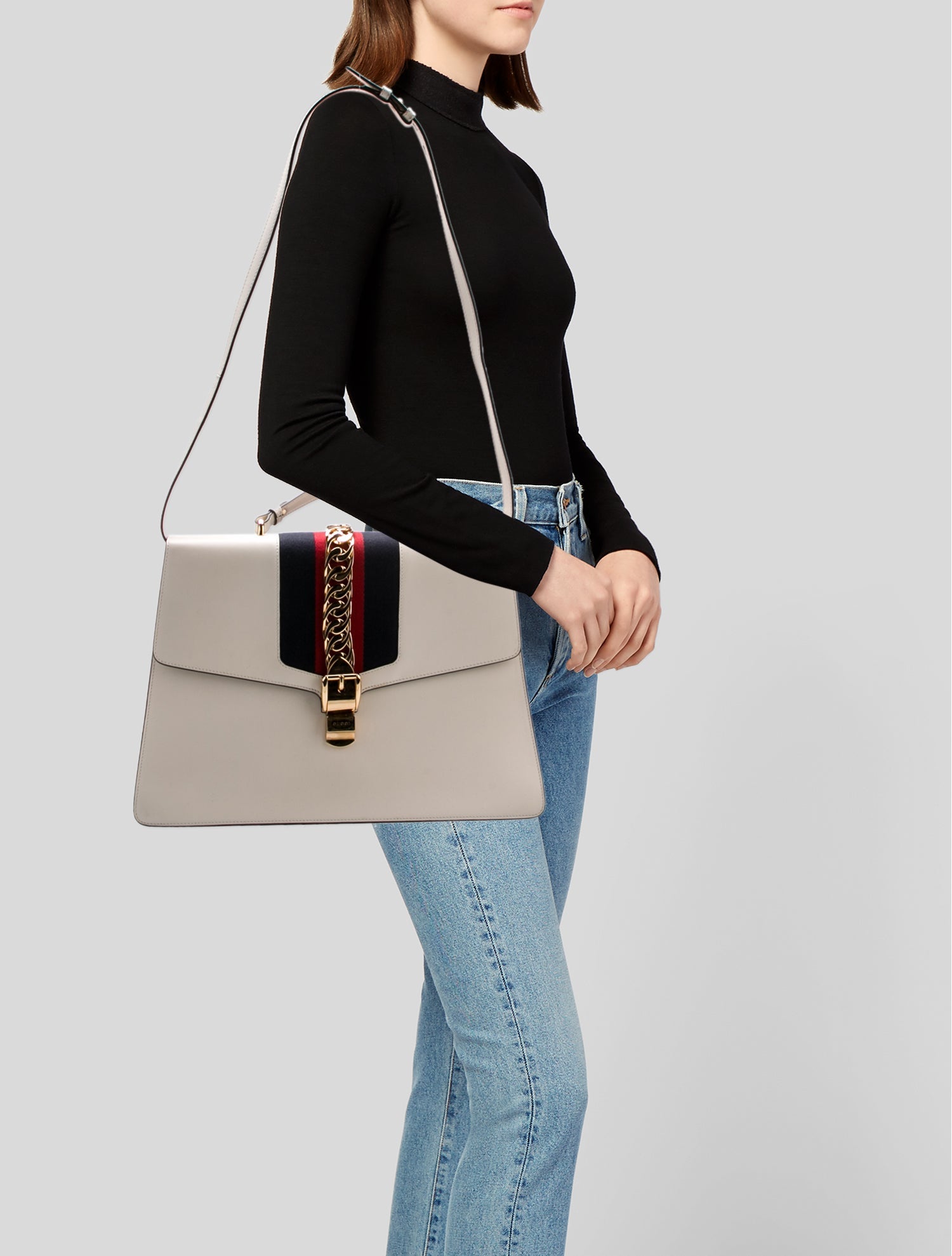 Gucci Chain-Link Sylvie Maxi