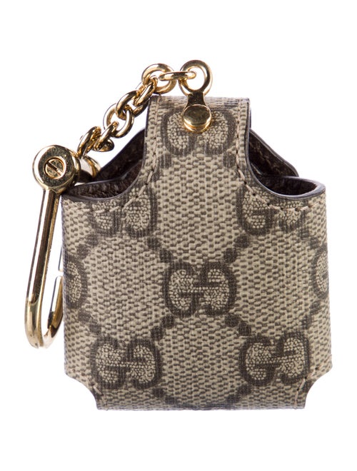 Gucci Coated Canvas Pattern Print Airpods Case