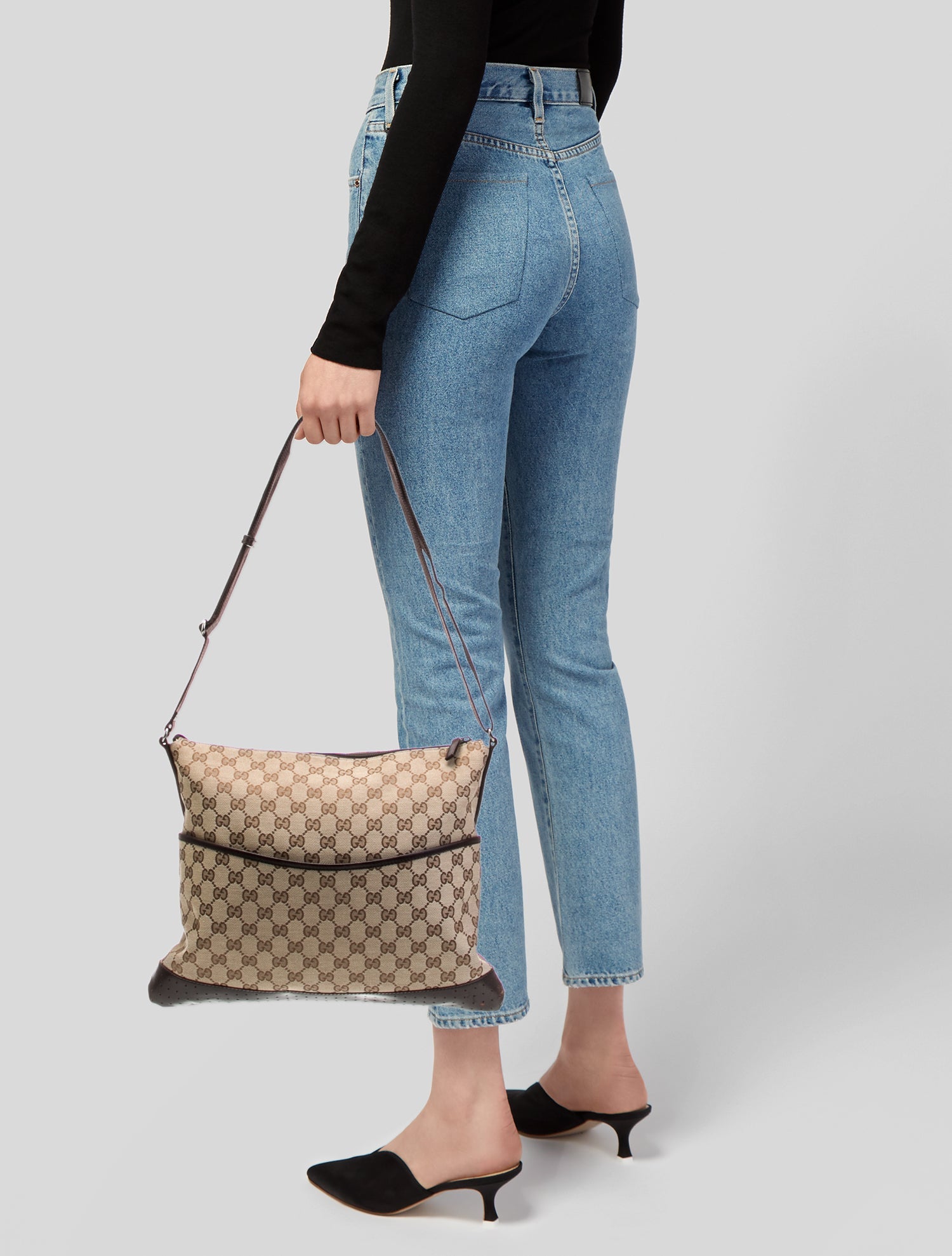 Gucci GG Canvas Messenger Bag