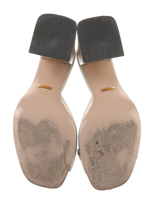 Gucci Horsebit Accent Leather Slides