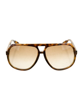 Gucci Web Accent Oversize Sunglasses