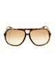 Gucci Web Accent Oversize Sunglasses