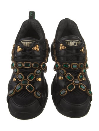 Gucci Mesh Printed Chunky Sneakers