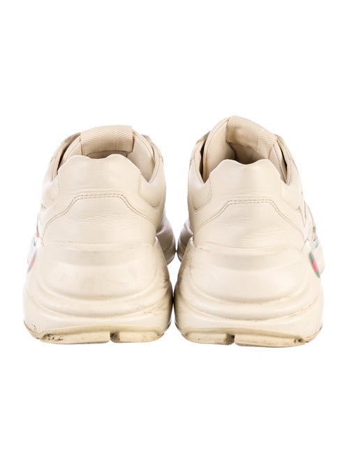 Gucci Web Accent Leather Chunky Sneakers