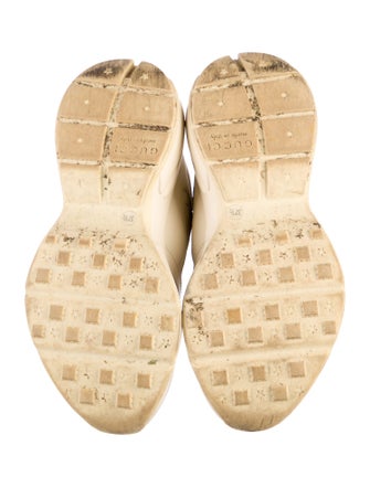 Gucci Web Accent Leather Chunky Sneakers