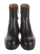 Gucci GG Signature Leather Moto Boots