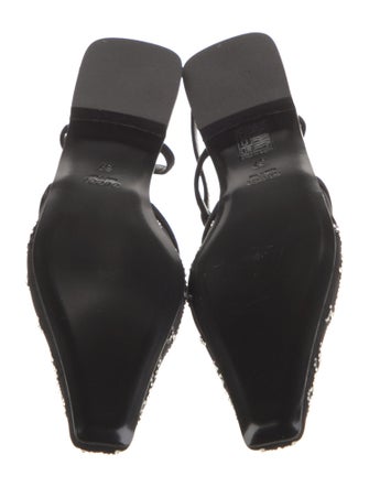 Gucci GG Logo Mesh Slingback Flats