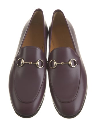 Gucci Horsebit Accent Leather Loafers