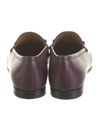 Gucci Horsebit Accent Leather Loafers