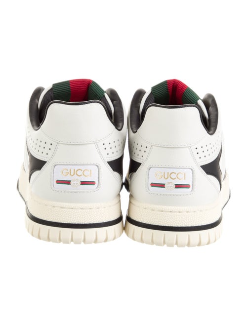 Gucci Web Accent Leather Sneakers