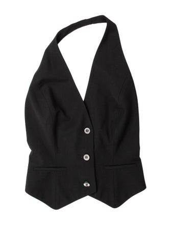 Gucci Wool Halterneck Bodysuit