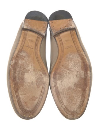 Gucci Horsebit Accent Leather Loafers