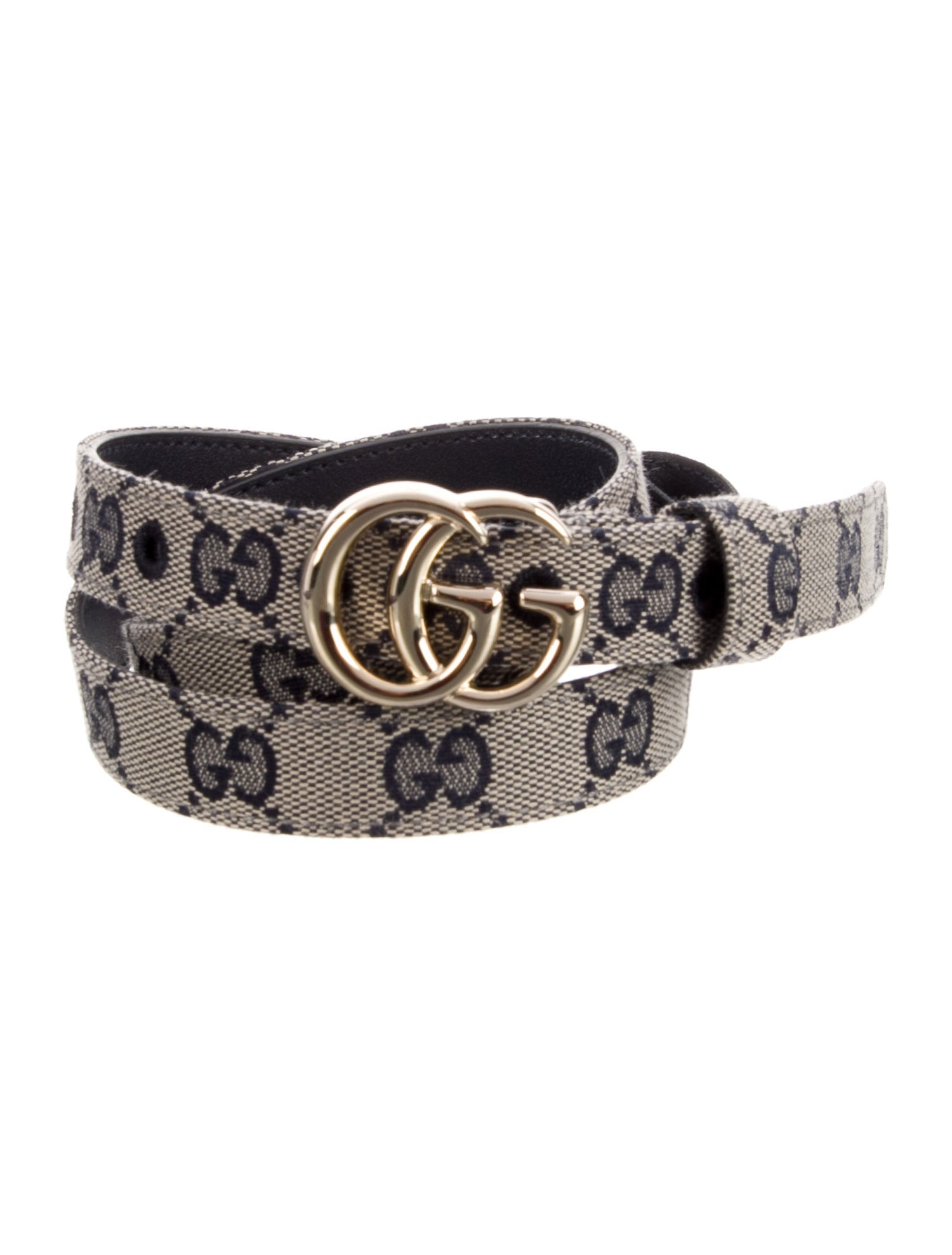 Gucci Skinny Canvas Belt