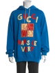 Gucci Graphic Print Crew Neck Hoodie