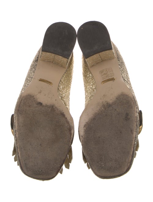 Gucci Running GG Logo Leather Pumps