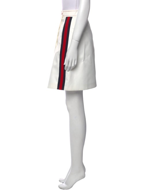 Gucci Embroidered Accent Knee-Length Skirt