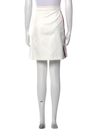 Gucci Embroidered Accent Knee-Length Skirt