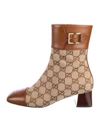 Gucci GG Canvas Canvas Boots
