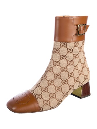 Gucci GG Canvas Canvas Boots