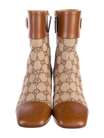 Gucci GG Canvas Canvas Boots