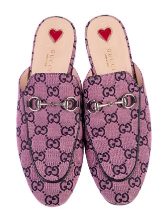 Gucci GG Canvas Canvas Mules