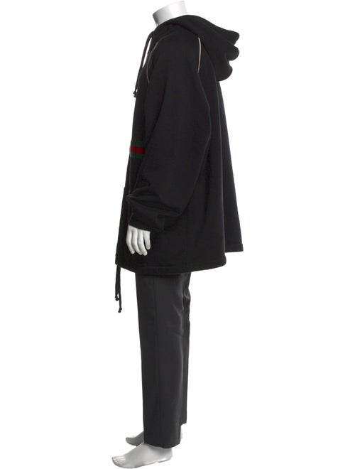 Gucci Web Accent Crew Neck Hoodie