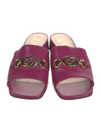 Gucci Interlocking G Horsebit Leather Slides