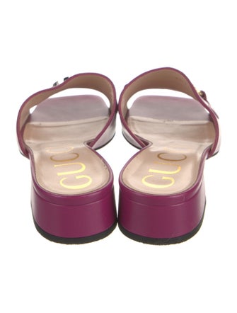 Gucci Interlocking G Horsebit Leather Slides