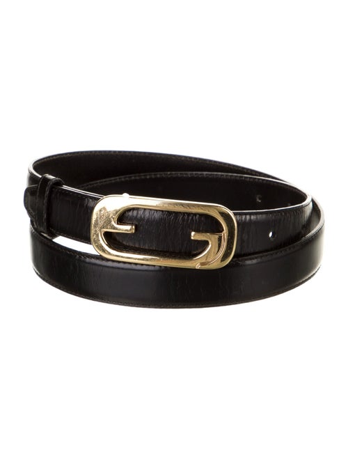 Gucci Interlocking G Logo Skinny Belt