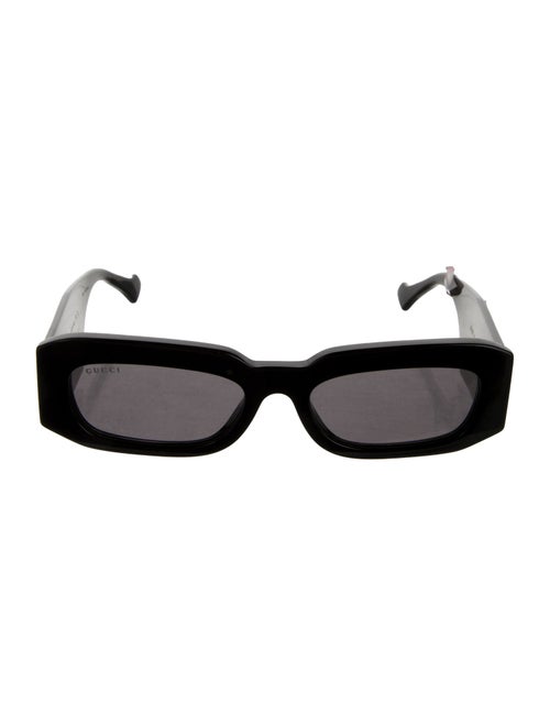 Gucci Web Accent Square Sunglasses