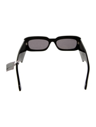 Gucci Web Accent Square Sunglasses
